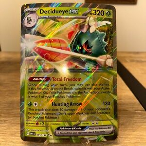 Decidueye EX Jumbo Oversized Holo Pokemon Card - Mint / NM